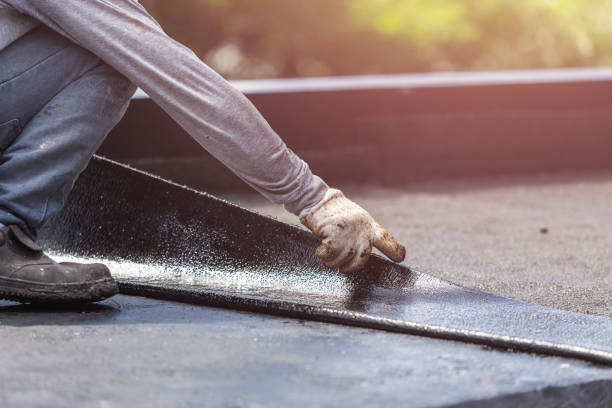 Professional Waterproofing technician working in Sharon Center, OH
